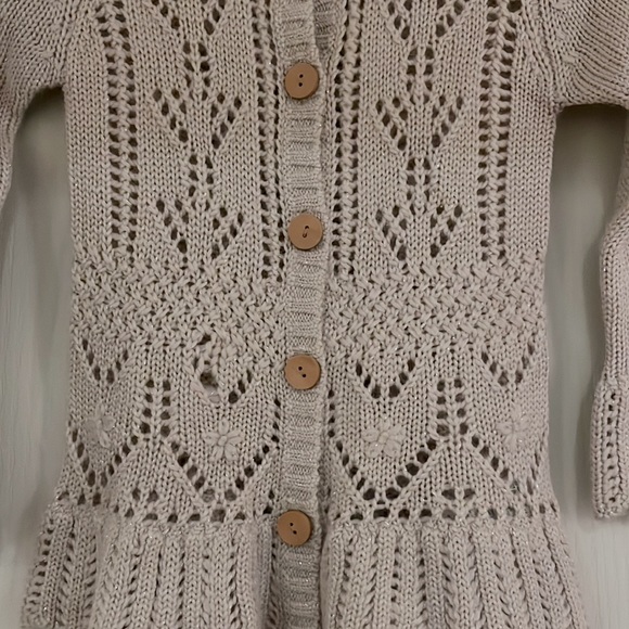 Open Knit Cardigan Sweater - Picture 4 of 5